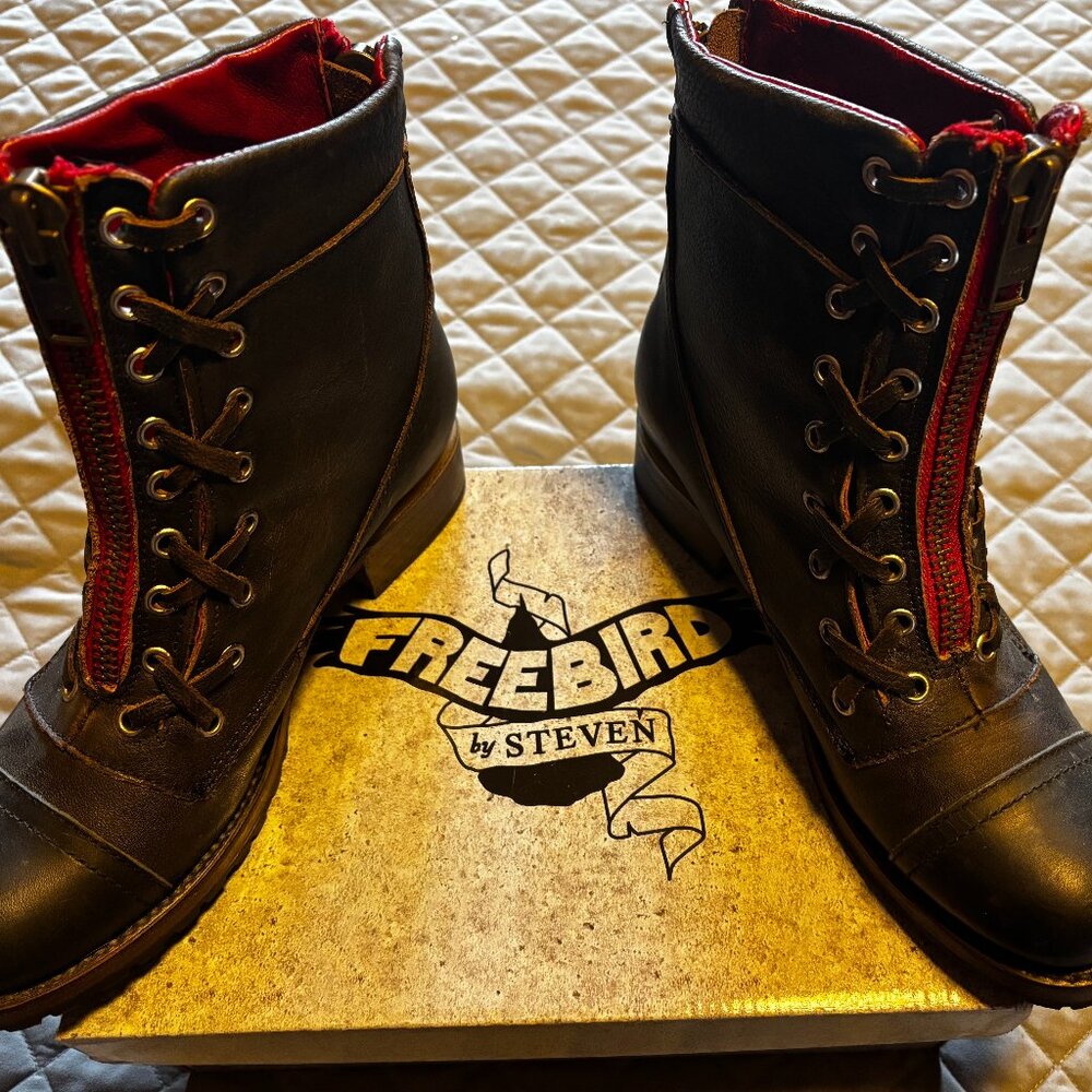 Womens Freebird by Steven Leather "LiverPool" all leather boots